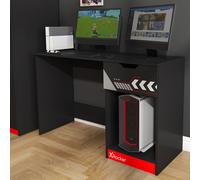 Octane 110cm PC Gaming Desk with Drawer X Rocker Red One Size