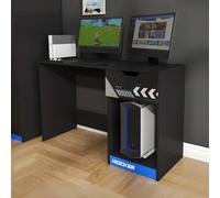 X Rocker Octane Gaming Desk with Drawer Blue