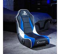 X ROCKER Official Playstation Geist 2.0 Gaming Chair Kids Floor Rocker Black