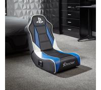 X Rocker X-Rocker Geist, Officially Licensed Playstation 2.0 Audio Gaming Chair, Folding Floor Seat, Pu Leather For Ps4, Ps5 - Black/blue