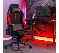 Onyx Ergonomic PC Gaming Chair - Black and Red, Black/Red