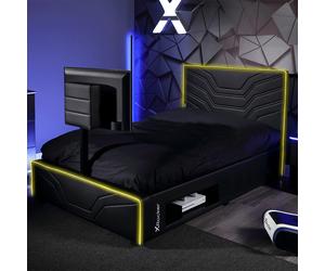 X Rocker Oracle TV Gaming Bed - Black/Single