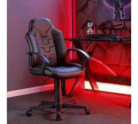 X Rocker Saturn Mid-Back Wheeled Esport Gaming Chair - Black/Gold Black