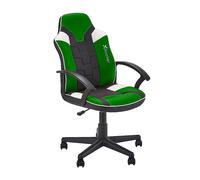 X Rocker Saturn Mid-Back Wheeled Esport Gaming Chair - Green Green