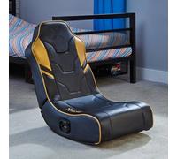 X Rocker Shadow 2.0 Stereo Audio Floor Rocker Gaming Chair Gold