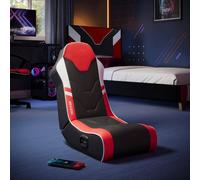 X Rocker Shadow 2.0 Audio Floor Rocker Gaming Chair For Kids - Red And Black