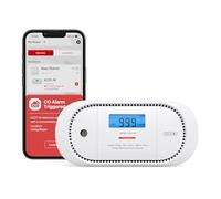 X-Sense Carbon Monoxide Alarm Requires Base Station SBS50, Compatible with the X-Sense Home Security App, Replaceable Battery, with CO Peak Value Memory, XC01-M