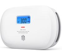 X-Sense Carbon Monoxide Detector, Replaceable Battery Powered CO Alarm with Digital Display, Portable Carbon Monoxide Alarm for Home with CO Peak Value Memory, XC0C-SR