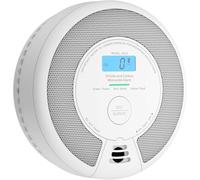 X-Sense Combination Smoke and Carbon Monoxide Alarm with LCD Display & 10-Year Battery, Smoke Alarm for Home Compliant with EN 14604 and EN 50291 Standards, SC07