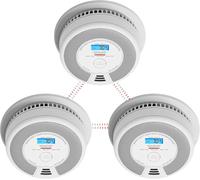 X-Sense Combination Smoke & Carbon Monoxide Alarm Wireless Interlinked Link+ 3Pk