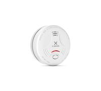 X-Sense Enhanced Optical Smoke Alarm, 10-Year Battery Fire Alarm Smoke Detector with LED Indicator & Silence Button, Conforms to EN 14604 Standard, Q-