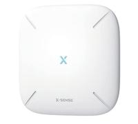 X-Sense Smart Home Base Station - Compact Alarm System, Requires 2.4GHz Wi-Fi, with 2-in-1 Button for Mute/Pairing, Remote Monitoring and Control, Model SBS50,White