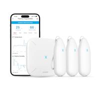 X-Sense Smart WiFi Hygrometer Thermometer, Wireless Temperature Monitor Humidity Sensor with Notification Alert, Free Data Storage Export, Compatible with Alexa, for Greenhouse, Home, Office