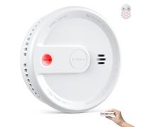 X-Sense Smoke Alarm for Home with Magnetic Mount, Standby Without Flashing Light, 10-Year Irreplaceable Battery Fire Alarm, Test/Silence Button, Ultra-Thin Smoke Detector, XS0G-SN, 1-Pack