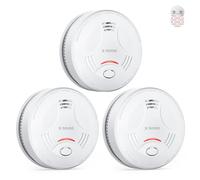 X-Sense Smoke and Heat Alarm for Home, Base Station SBS50 Required, All-in-One Control with the X-Sense Home Security App, SD11-MR, 3-Pack