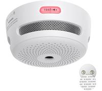 X-Sense Standalone Mini Smoke Alarm for Home, 10-Year Battery Fire Alarm with Magnetic Mount, LED Indicator & Silence Button, Conforms to EN 14604 Standard, XS01（No Wi-Fi, Magnetic Holder）