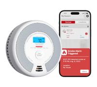 X-Sense Wi-Fi Combination Smoke Alarm and Carbon Monoxide Alarm with Replaceable Battery, Smart Fire Alarm Compatible with X-Sense Home Security App, SC07-WX, 1-Pack