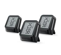 X-Sense Wi-Fi Indoor Hygrometer, Smart Hygrometer Thermometer with Remote Monitoring & App Control, SBS50 Base Station Required, Model STH0A, 3pcs
