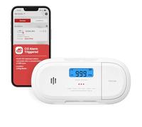 X-Sense Wi-Fi Smart Carbon Monoxide Alarm Carbon Monoxide Detector, Real-Time Push Notifications via X-Sense Home Security App, Replaceable Battery, Free-Standing Design, XC04-WX