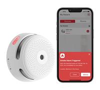 X-Sense Wi-Fi Smoke Alarm for Home with Replaceable Battery, Smart Smoke Alarm Compatible with X-Sense Home Security App, Compliant with EN 14604 Standard, XS01-WX,1-Pack