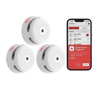 X-Sense Wi-Fi Smoke Alarm for Home with Replaceable Battery, Smart Smoke Alarm Compatible with X-Sense Home Security App, Compliant with EN 14604 Standard, XS01-WX, 3-Pack