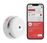 X-Sense Wi-Fi Smoke Alarm for Home with Replaceable Battery, Smart Smoke Alarm Compatible with X-Sense Home Security App, Compliant with EN 14604 Standard, XS01-WX, 1-Pack