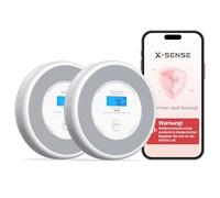 X-Sense Wi-Fi Smoke and Carbon Monoxide Alarm, Voice Alerts, XP0A-iR,2-Pack