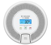 X-Sense Wireless Interconnected Carbon Monoxide Alarm Detector, Replaceable Battery-Powered CO Alarm Detector with Easy-to-Read LCD, Complies with EN 50291 Standard, CO03D-W, Link+