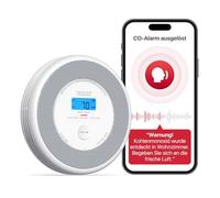 X-Sense WLAN Smoke and CO Detector with Voice Alarm and Location Announcement, Combined Smoke and Carbon Monoxide Detector for 17 Detectable Rooms, XP0A-iR, Pack of 1
