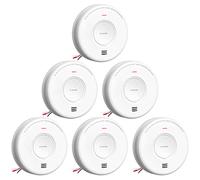 X-Sense XP06 Hardwired Smoke Carbon Monoxide Detector Combo, 6-Pack