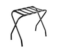X-Shape Folding Luggage Rack - Portable Travel Suitcase & Shoe Storage Holder, Supports 132 lbs, Ideal for Guest Rooms, Bedrooms, Hotels, Space-Saving Design