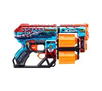 X-Shot Skins Dread - Apocalypse - Spring Pressure Dart Blaster with Double Drum Magazine, 12 Darts & Unique Look