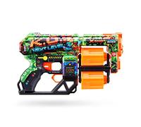 X-Shot Skins Dread - K.O - Spring Pressure Dart Blaster with Double Drum Magazine, 12 Darts & Unique Look