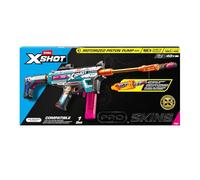 X-Shot Skins Pro Motorized Blaster S1 AEB Automatic Electric Dart Gun with Adjustable Shoulder Rest, Accuracy Pro Roller Scar, Partial or Fully Automatic, 160fps Shooting