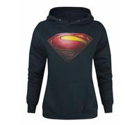 DC Comics Womens Blue Superman Hoodie - X-Small