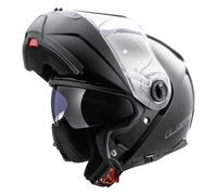 (X-Small) LS2 FF325 Strobe Matt Black Flip Front Motorcycle Helmet with Drop Down Sun Visor