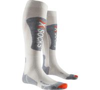 X-Socks - Cashmere Ski Socks - Ski Cashmere White/Grey in Wool - Size 45-47 White 45-47