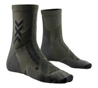 X-Socks Hike Discover Ankle - Walking socks Dark Sage / Black 35 - 38