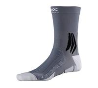 X-SOCKS Men Mountain Bike Control Water Resistant Socks - Arctic White/Dolomite Grey, Size: 35-38