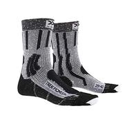 X-Socks Men Trek Pioneer Socks - Opal Black/Flocculus White, Size: 45-47