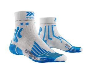X-Socks Mens Speed Two 4.0 Running, Pearl Grey/invent Blue, 40 EU