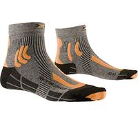 X-Socks Trek Retina Low Cut Outdoor Trekking Hiking Walking Men Women Socks - Suede Melange/X-Orange/Black, 35/38
