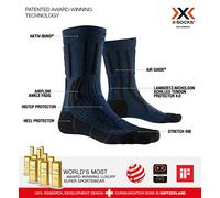 X-Socks TREK X COTTON SOCKS OUTDOOR TREKKING HIKING WALKING MEN WOMEN Socks - midnight blue melange/opal black, 39/41