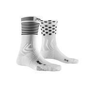 X-Socks Unisex Bike Race 4.0, Arctic White/dot/stripe, 44 EU