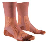 X-socks Bike Expert Merino Crew Socks UK 3-5 Sunset Orange