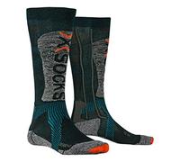 X-Socks Unisex's Ski Energizer Light 4.0 Socks, Petrol/Stone Grey Melange, 45/47 (XL)