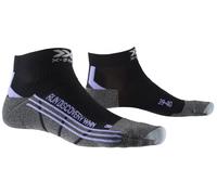 X-Socks Womens Run Discovery 4.0, Black/stone Grey Melange, 40 EU