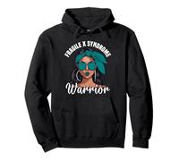 X Syndrome Awareness Ribbon Warrior Fragile X Syndrome Pullover Hoodie