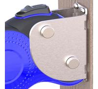 X-TECOKIT Heavy Duty Retractable Leash Wall Mount,Secure Dog Parking Station for Hands-Free Convenience,Rustproof&Chewproof Tie Out Hook,Indoor-Outdoor Safety Anchor for All Dog Sizes