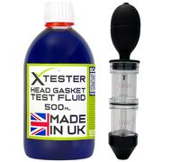 X-Tester CO₂ PRO Head Gasket Tester Kit - Made In UK - 500 ml - Detects Head Gasket Failure, Coolant Leaks, Combustion Gas Contamination -For Garages, Workshops & Mechanics